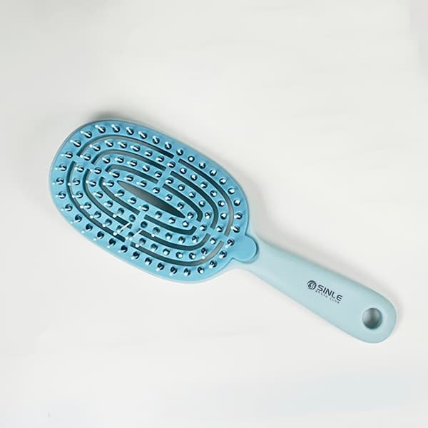 Sinle Quick Clean Easy-Clean Hårbørste, Teleskopisk Kam, TPEE Hårfjerningsbørste, Selvrensende Hårbørste for Kvinner.