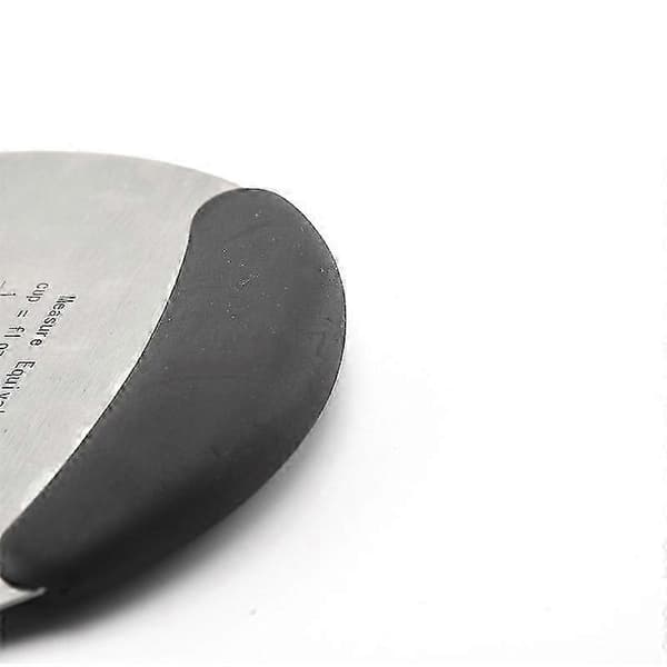 Deigkutter i rustfritt stål med gradert deigskjærebrett, smørskrape, svart 12*16cm