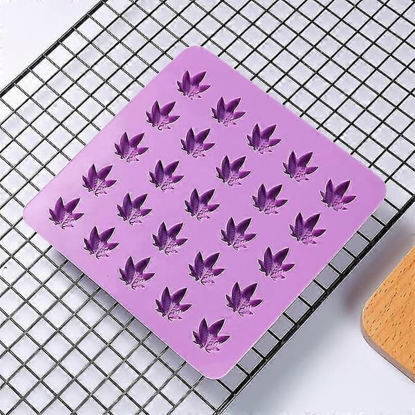 Marijuana Blad Gummyforme Silikone Slikform Nyheds Gave - 3 Pak