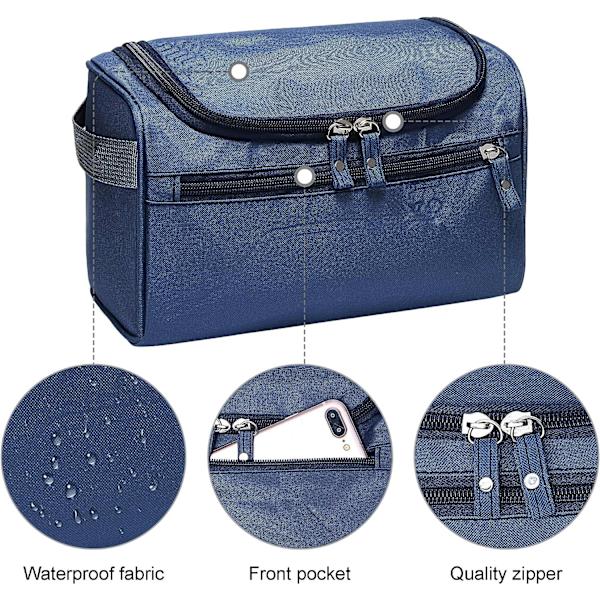 Hængende toilettaske til rejser, opbevaring til kvinder, brusebadstaske til mænd, barberingstaske, Dopp-kit-arrangør med krog