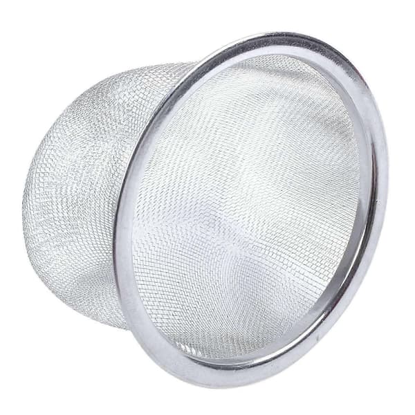 8X Tekande Diameter 80mm Metalnet Teeblade Krydderi Si Kurv Silver tone