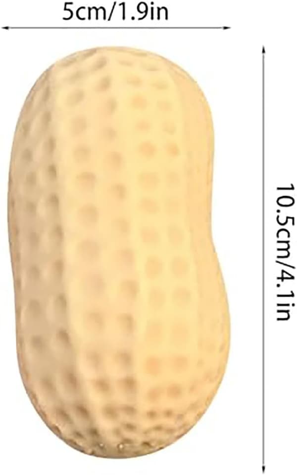 Taba Squishy Peanut Squeeze Toy, Sikker Stressbold, Realistisk Jordnødde Stresslegetøj, Ikke-giftige Stressbolde, Fidget Sensorisk Legetøj til Børn