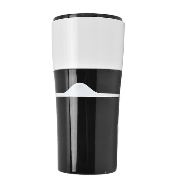 450ml Portable Drip Coffee Maker Travel Drip Coffee Machine for K-Cup Pods Black White