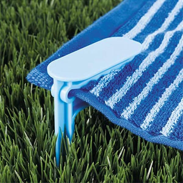 Badehåndklædeklemme Campingmåtteclips Plastik Picnictæppeclips Plastik Badehåndklædeklemme