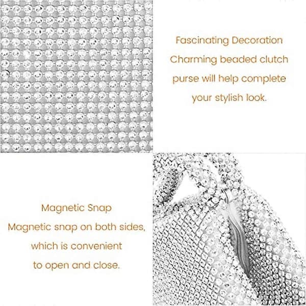 Mode damer brudepige damer brude middag clutch taske