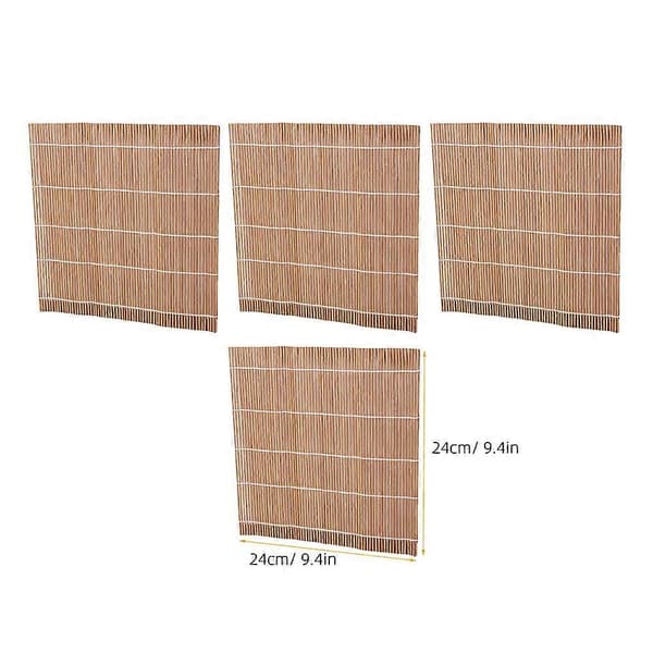 6 kpl bambu-sushimattoja sushin rullaamiseen