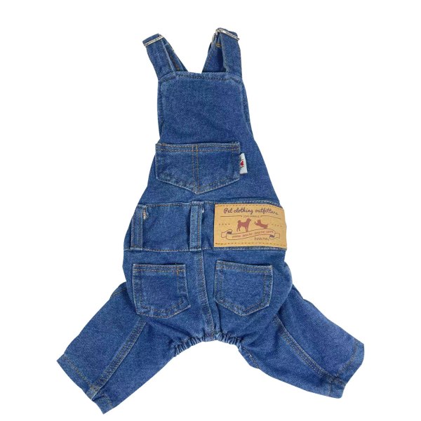 Hunde Tøj Kostumer, Kæledyr Jeans Overalls Tøj Kæledyr Mode Bukser 5 Størrelser Valgfrit-Xl