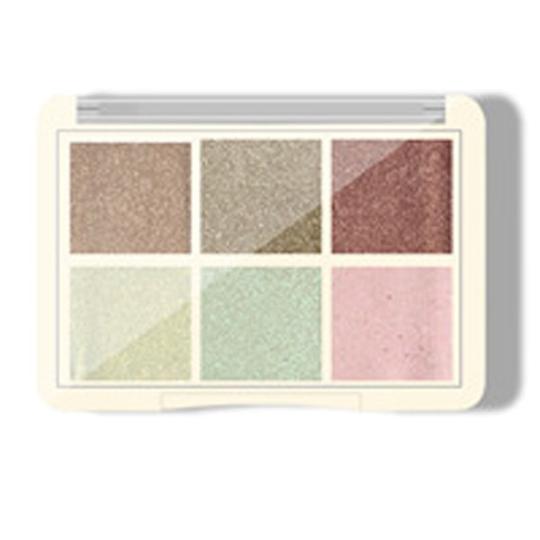 Nagelkonst Solid Magic Mirror Powder-6 Färger Solid Powder 10make up