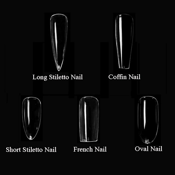 Nagelkonst Ingen Märke Transparent Färg (Kort Vattendroppe Nagel) smink