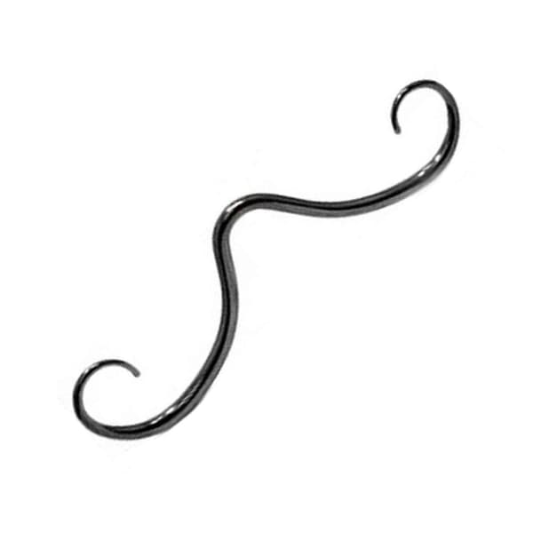 Septum Mustasch Näspiercingar Rostfritt Stål Mode Näspiercingar Ringar Septumpiercing Smycken för Män och Kvinnor Style 4