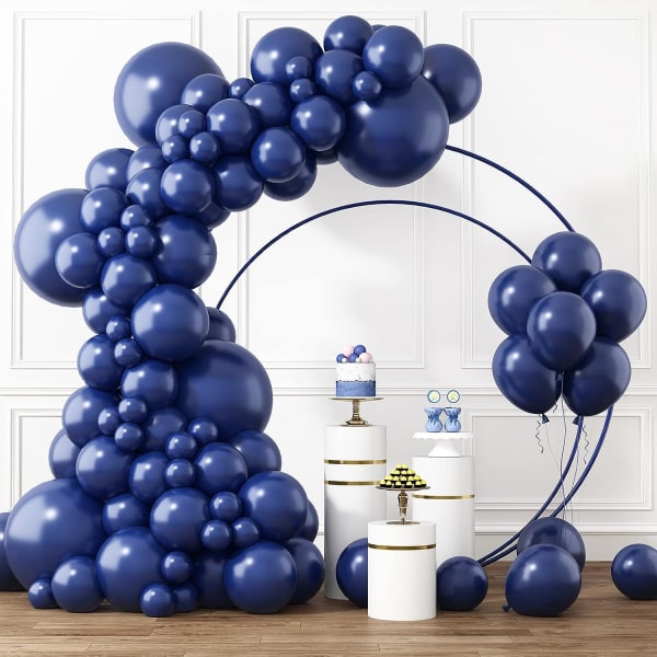 Hættelyserøde Balloner i Forskellige Størrelser 105 stk. 5/10/12/18 Tommer til Girlander Bue, Latex Festballoner til Bryllup Fødselsdag Babyshower