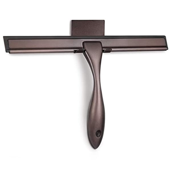 Multifunksjonell dusjnal egnet for dusjdører, baderom, vinduer og bilglass - bronse, rustfritt stål, 25 cm