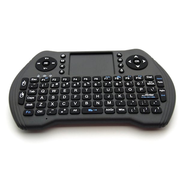 Mini-langaton näppäimistö, 2,4 GHz:n langaton mininäppäimistön ohjain, yhteensopiva Android TV Box -litiumpariston kanssa