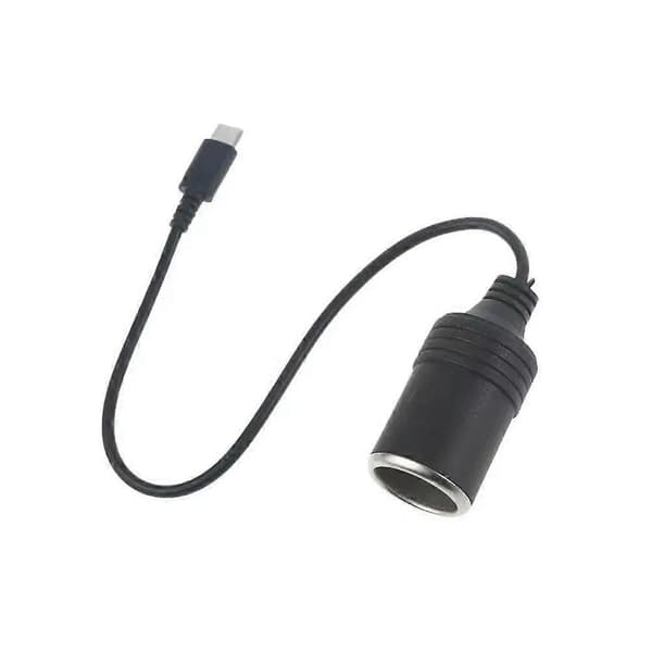 USB-C PD til 12V 60W sigarettenneradapter for billadere og støvsugere