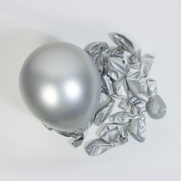 Blå ballonger Sliver konfetti ballonger lilla ballonger 132Pcs-Metallic ballong girland båge kit för festdekorationer.