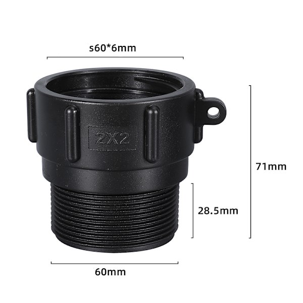 Tap adapter for IBC Tank 104 2 inch