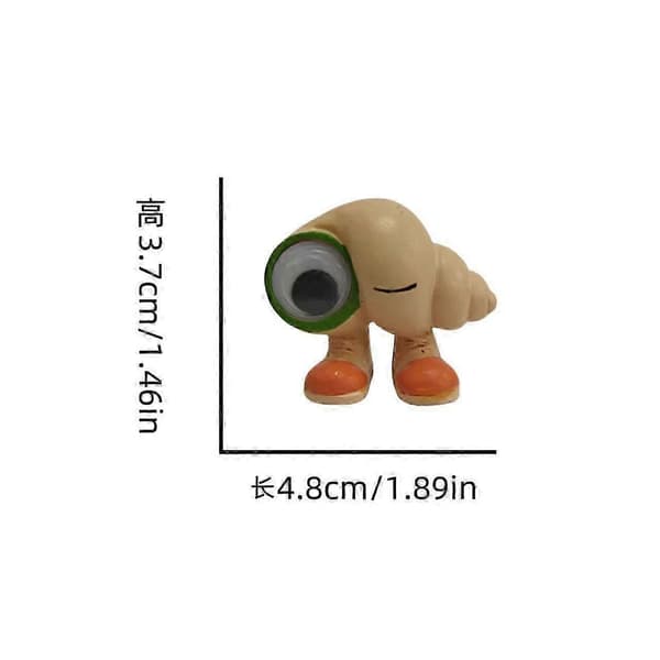 Marcel the Shell With Shoes Figur Mini Figur Harz Film Memorabilia Geschenke