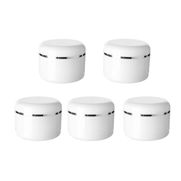 5x tomme kosmetiske krukker ansiktsmaskebeholderflaske
