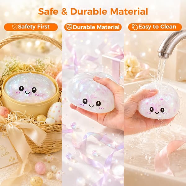 Dumpling Squishy Mystery Box, tilfældigt 1 ud af 14 farver, sødt langsomt stigende dumpling klemmelegetøj, sensorisk fidget til stresslindring, gaver