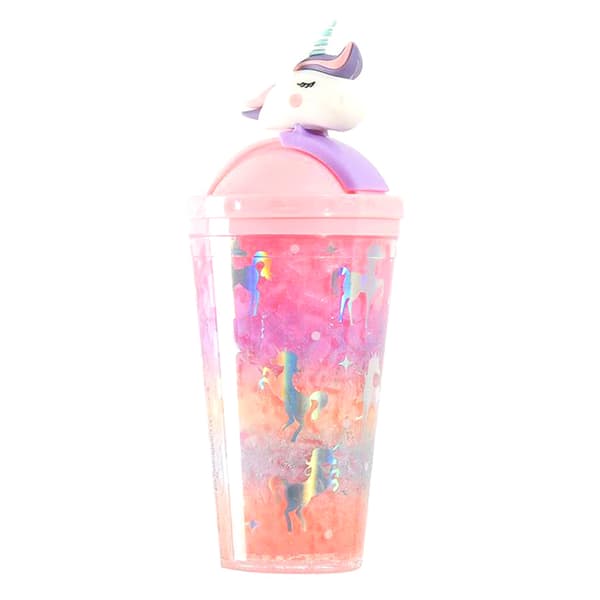 Unicorn Ice Cup vannflaske Gradient Girl Heart e Straw Cup