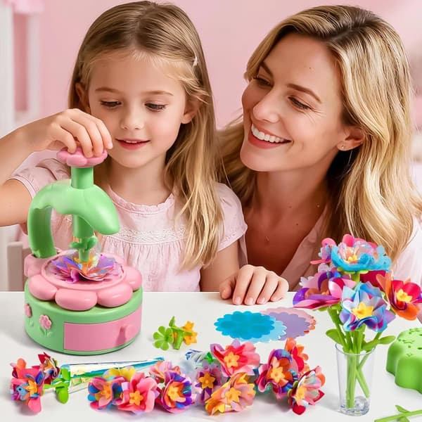 Children's Craft Activity - DIY Bouquet Kit, Including a Flower Machine