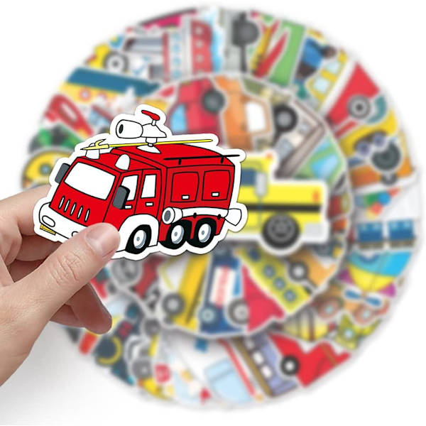 Vanntett Klistremerker for Biler til Jenter Gutter Tenåringer 100 stk Tegneserie Vinyl Klistremerke for Kolber Laptop Tablet Datamaskin Vannflasker Bilkopp Telefon