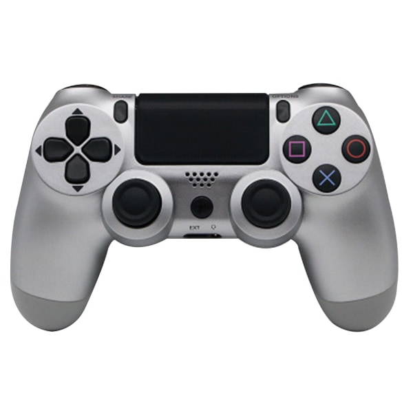 Trådlös spelkontroll Controller Bluetooth Dual Head Gamepad Joystick Gamepad kompatibel med spelkonsol 4-silver