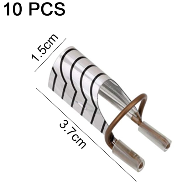 2PCS Nagel Extensions Nagel Metall Aluminium Fingerhållare - 5 Box Setmake up
