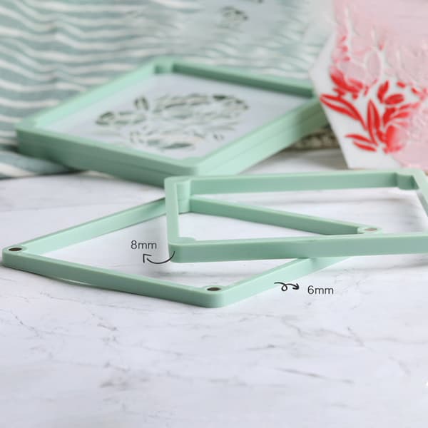 Magnetic Stencil Frame Square Templates Fixing Tool Reusable Craft Decorations Fastening Fixture DIY Household Tool
