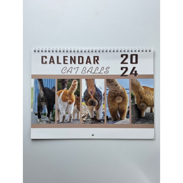 2024 cat butt calendar-29× 21cm * 0.5cm.