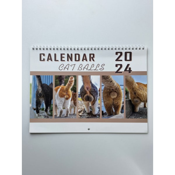 2024 kattrumpa kalender-29× 21cm * 0,5cm.