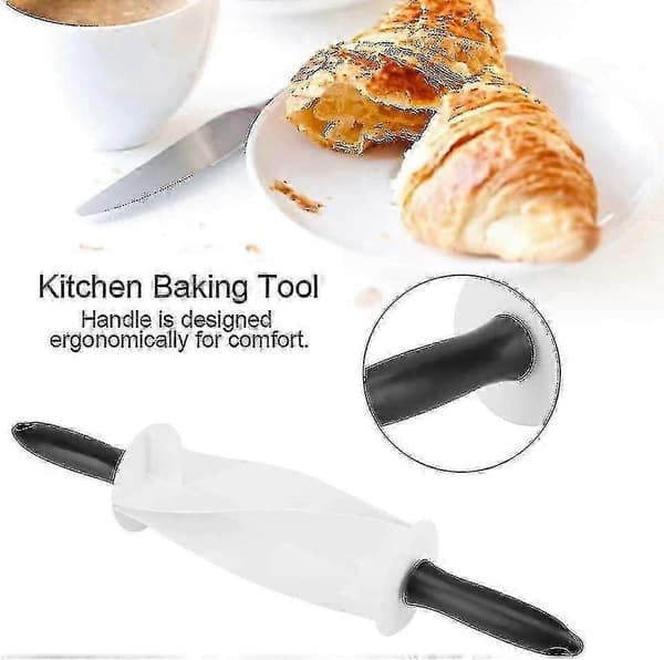Croissant kjevle, pastakutter deigkutter kjevlekniv for å lage croissanter