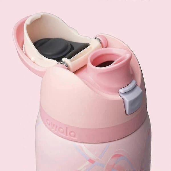 Sukkerfe 24/32Oz FreeSip Vannflaske Juleutgave Rosa 24oz