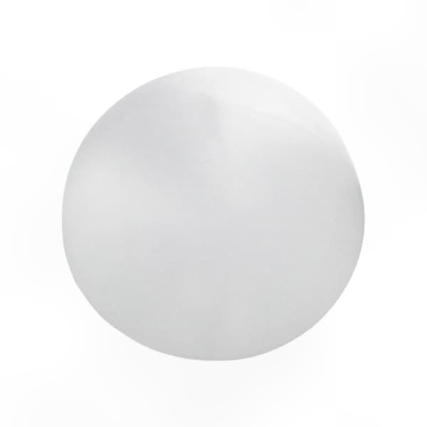 Professionel Vejrballon Stor Latex Dekor Oppustelig til Begivenheder og Fester White 1mx1m