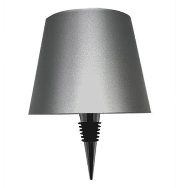 Wireless Wine Bottle Lamp USB Rechargeable Dimmable Touch Control Soft Glow Flicker-Free LED Grey A