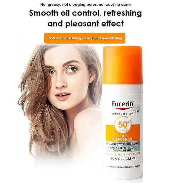 2kpl Eucerin Sun Oil Control Dry Touch Gel Cream Ultra Light Spf50 50ml