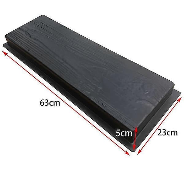 Imitation Wood Grain DIY Path Maker Paving Cement Brick Mold Step Marker Pavement Road Concrete Form