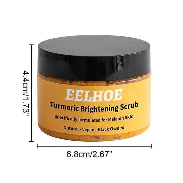 EELHOE Gurkemeje Body Scrub Blegende Scrub Døde Hudfjerner til Kvinder