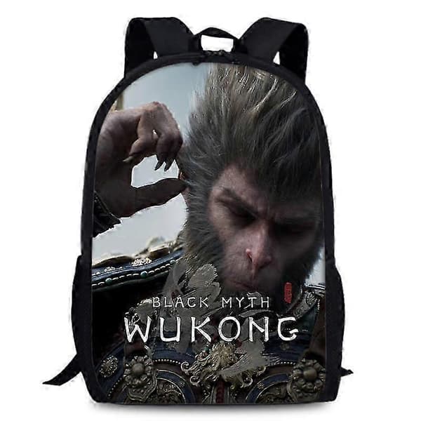Black Myth Wukong Rygsæk Studenter Computer Rygsæk Taske