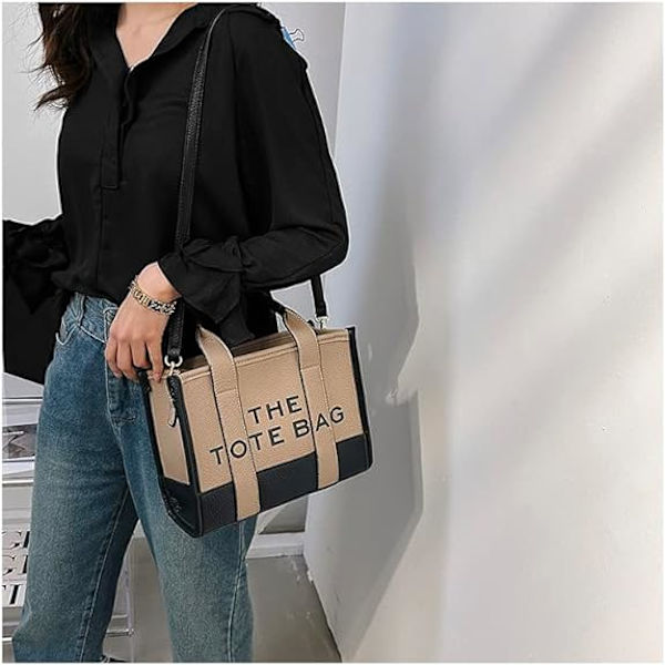 Toteväska för kvinnor Dupes Mini läder Tote Bag Liten personlig Crossbody Handväskor