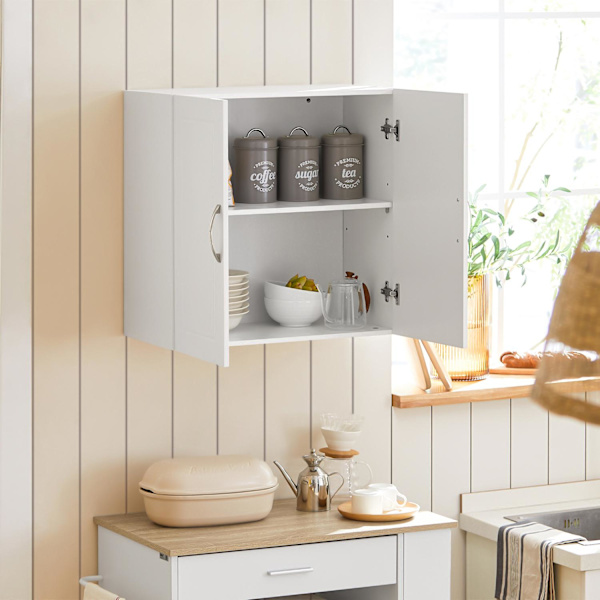 SoBuy Badeværelsesskab / køkkenskab, hvid, FRG231-W white 60*30*60CM