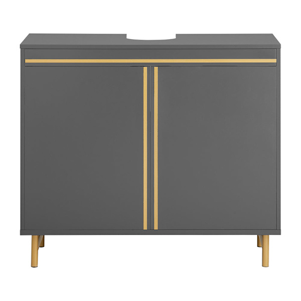 SoBuy Tvättställsunderskåp Badrumsmöbler BZR129-HG 75*35*65cm