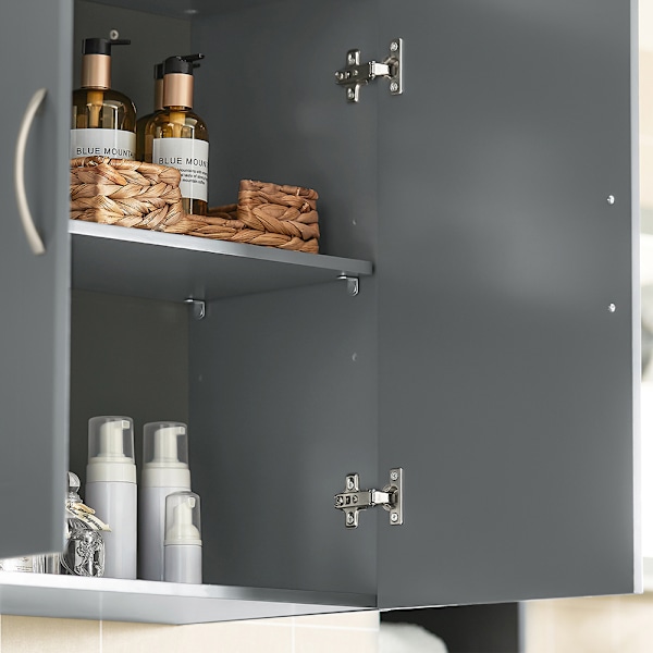 SoBuy Väggskåp med 2 dörrar Överskåp FRG231-DG Grey 60*30*60CM