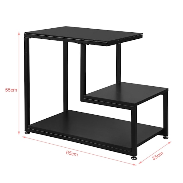 SoBuy,Soffbord,Sidobord,Avlastningsbord,Cafébord,FBT65-SCH