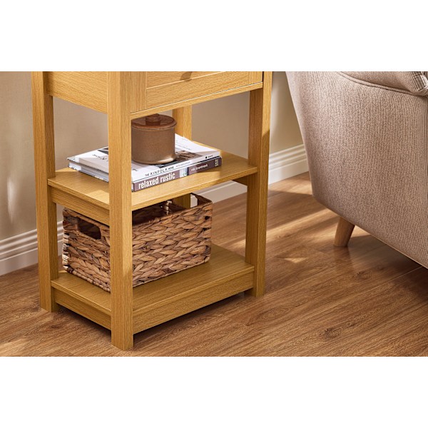 SoBuy Sengebord Sofabord Sidebord FBT46-N Nature