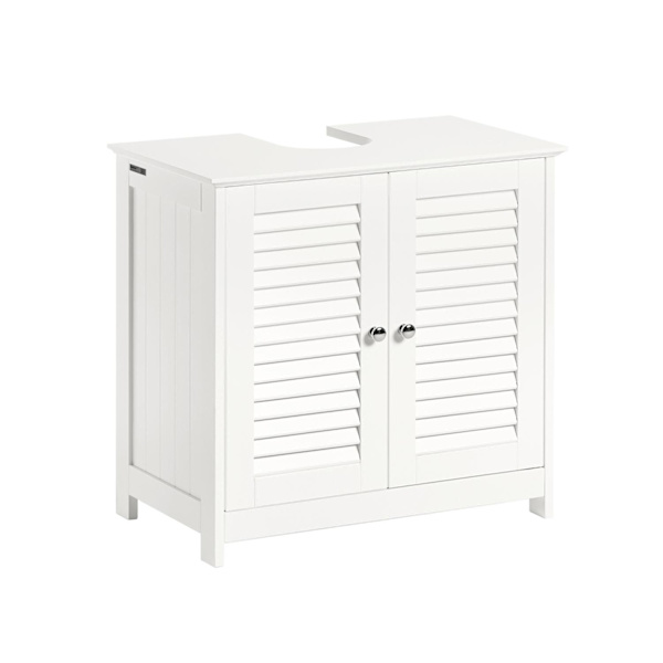 SoBuy Badeværelsesskab, underskab til vask, hvid FRG237-W White Sink cabinet(on wall)