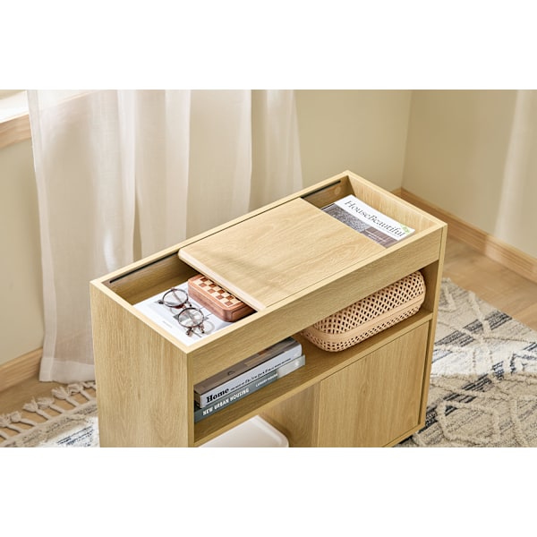 SoBuy Sengebord Sofabord Mobilt sidebord Endebord FBT152-N