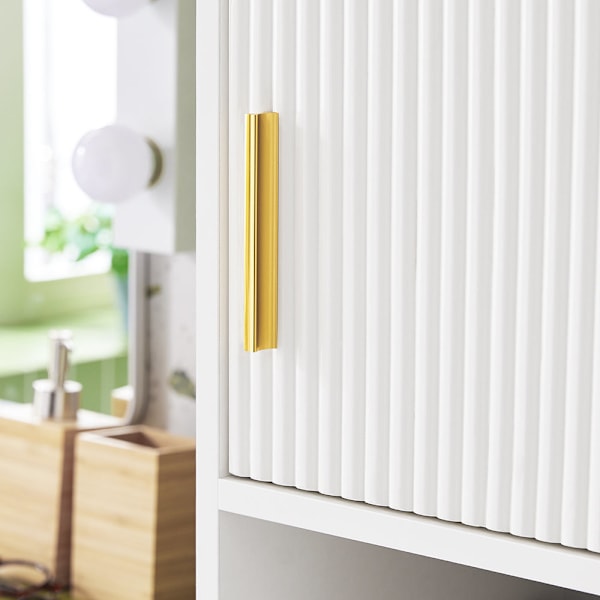 SoBuy Kylpyhuonekaappi Korkea kaappi BZR181-W High cabinet