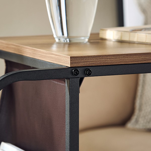 SoBuy Sidebord Sofabord i c-form Cafébord Laptopbord FBT140-PF