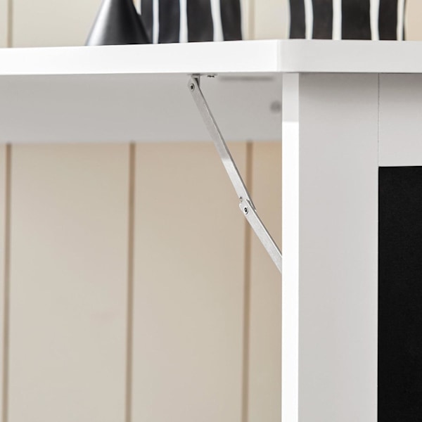 SoBuy, Väggmonterat klaffbord,Barbord, Matbord, FWT20-W WHITE